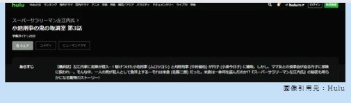 ドラマ　スーパーサラリーマン左江内氏　無料動画配信